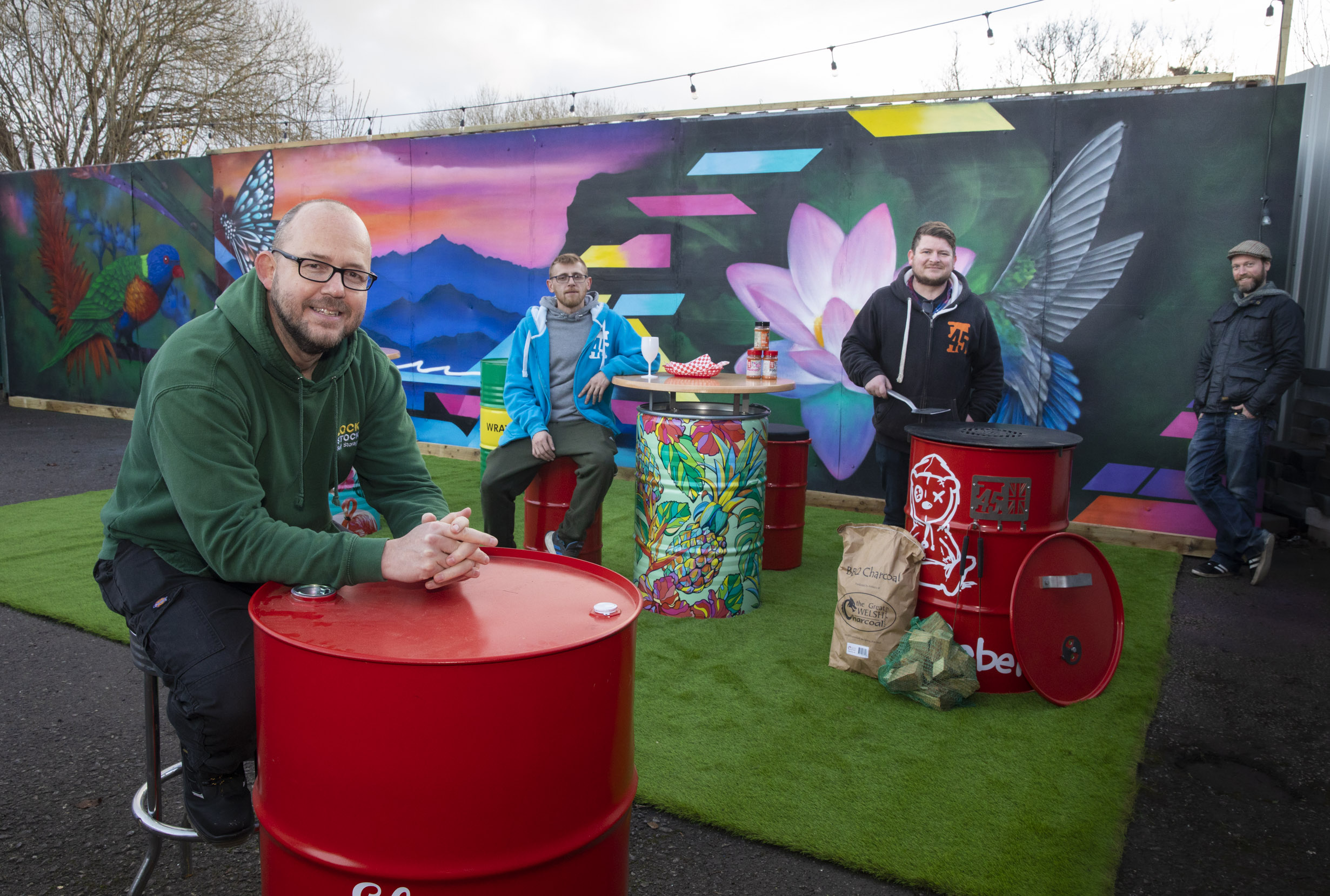 Nathan drums up trade after cooking up a bright idea over a lockdown barbecue