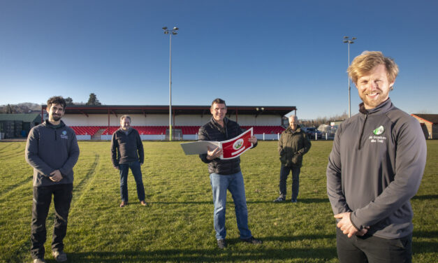 Ambitious football club start work on installing new £200K pitch