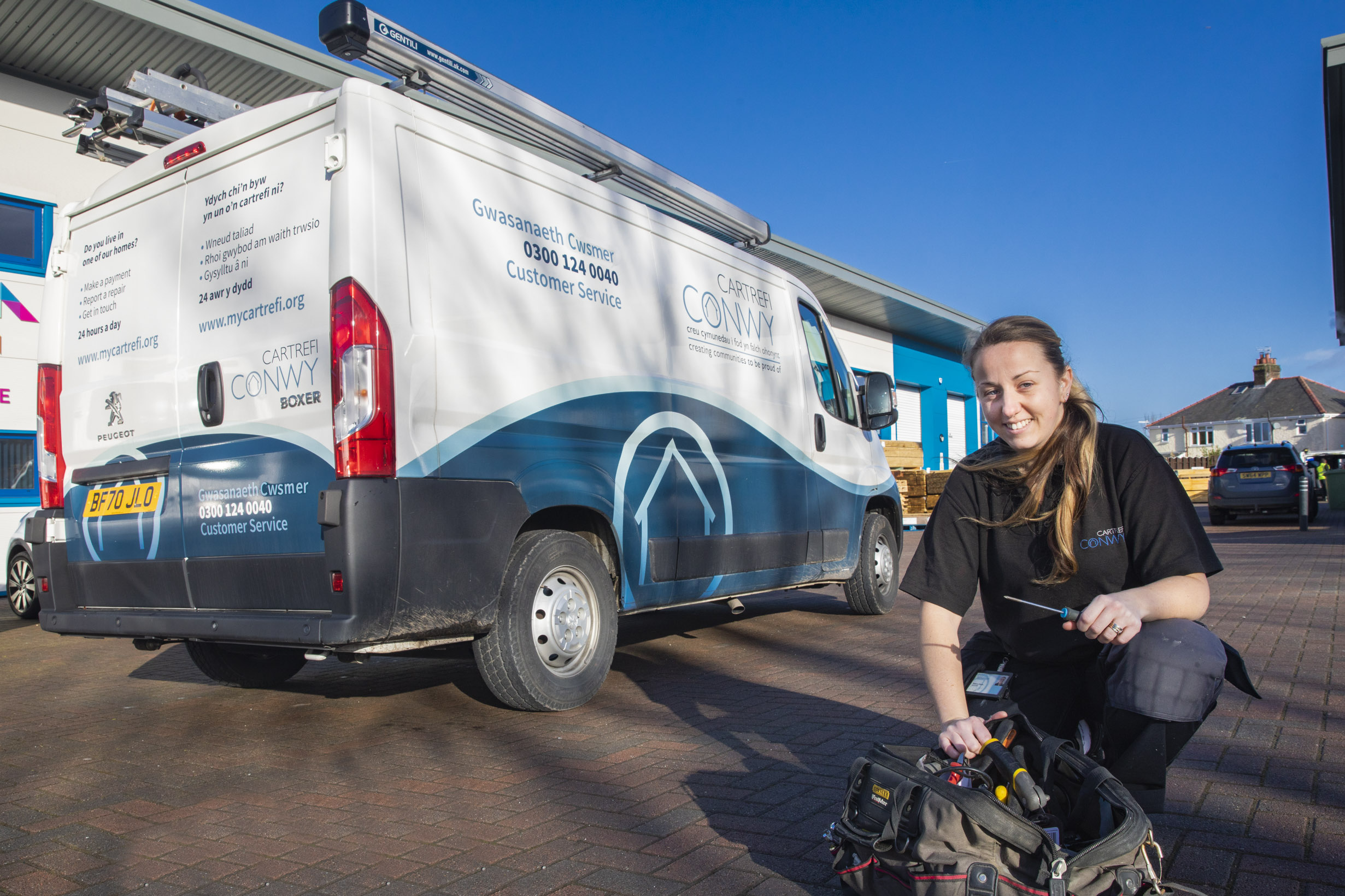 Rebecca shows it’s not just jobs for the boys