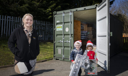 Christmas comes early as high street giant teams up with Denbigh primary school