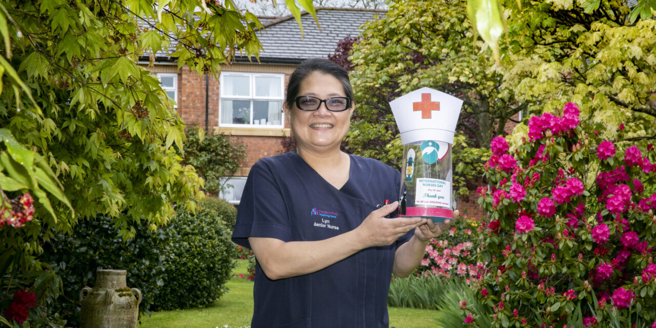 Heartfelt lantern tribute to care home nurses