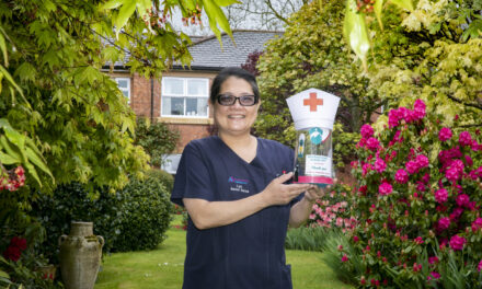 Heartfelt lantern tribute to care home nurses