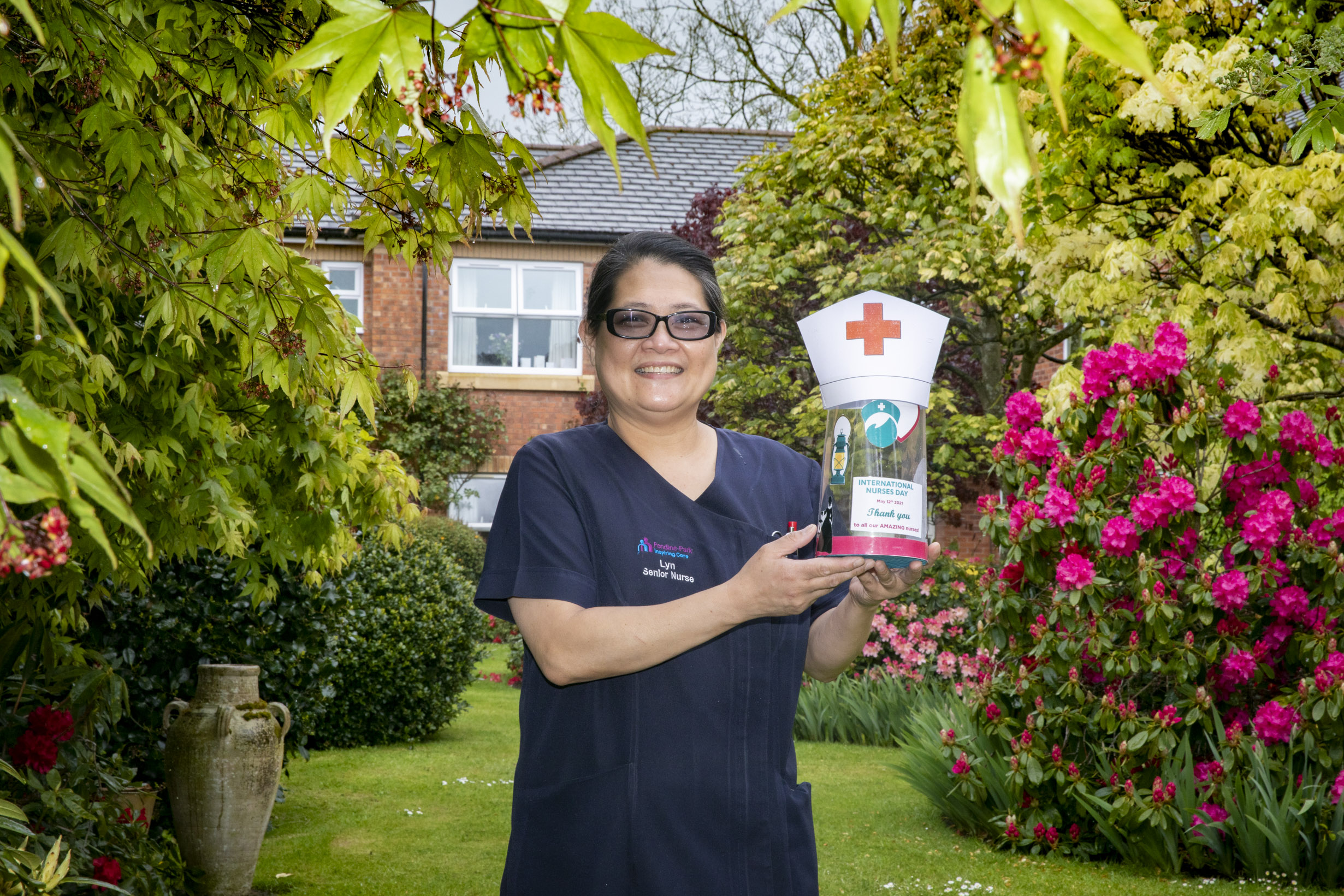 Heartfelt lantern tribute to care home nurses
