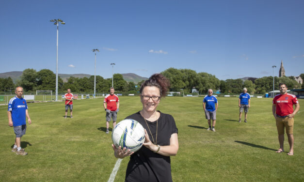 Football club floodlights shine a path for £60K windfarm community funding