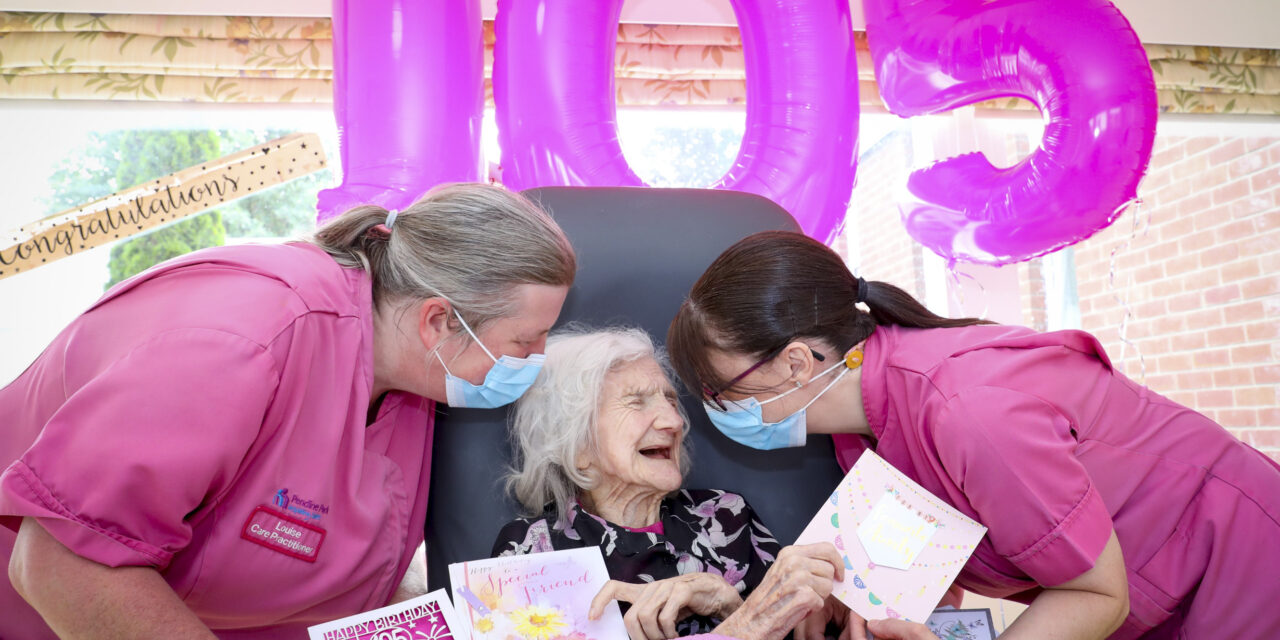 Bessie survives Spanish Flu and Covid to celebrate 105th birthday