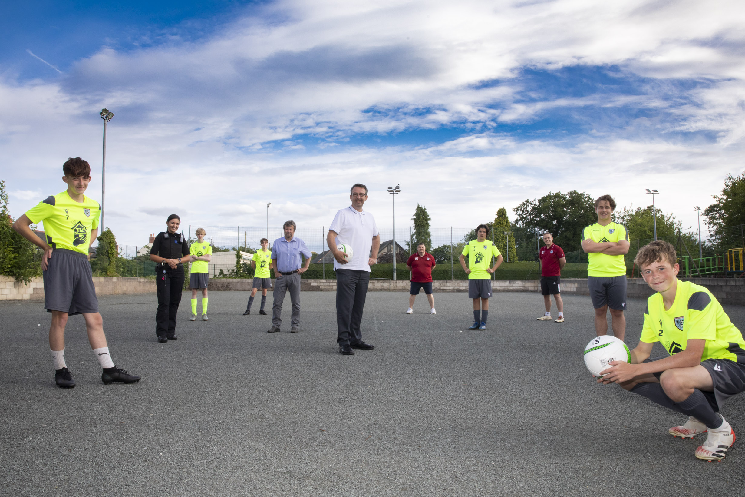 Police boss pitches in with cash seized from criminals