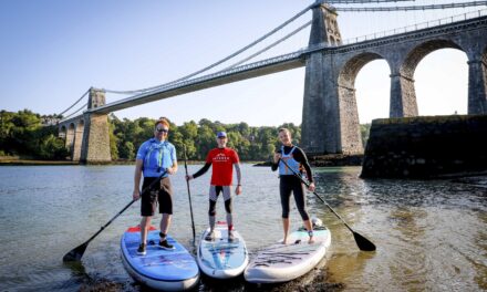 Boat show moves under cover as Carol Vorderman’s paddleboarding adventures boost marine tourism