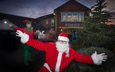 Santa and heroic maintenance team light up Christmas for care home residents