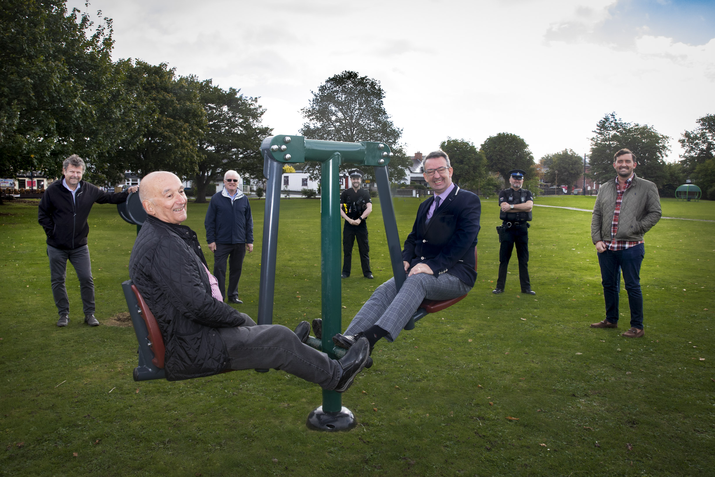 Crooks’ booty pays for outdoor gym in Chirk