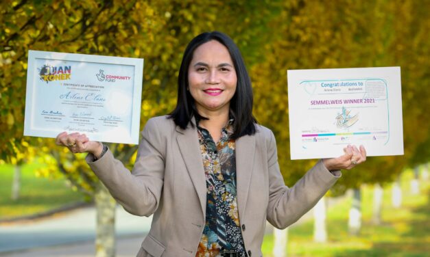 Covid warrior Arlene honoured by the Philippines ambassador