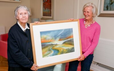 Talented artist pours her heart into charity exhibition to raise awareness of dementia