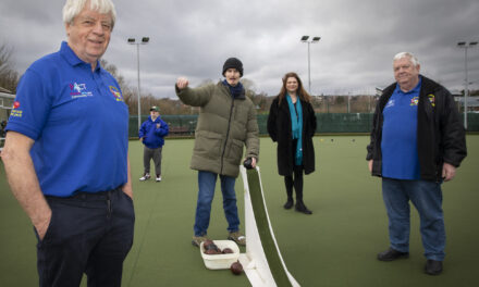 Club bowled over by boost from care firm