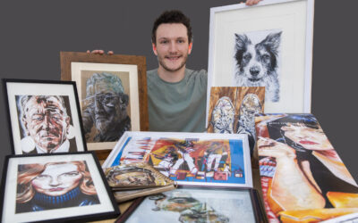 Meet Jack the catering assistant dubbed the Pendine Picasso