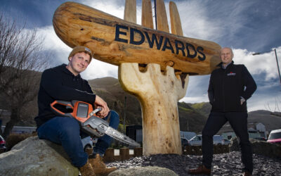 It’s ten-foot long and weighs three tons – butcher unveils Britain’s biggest banger