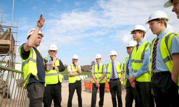 School students see the future of housing on visit to eco-friendly estate