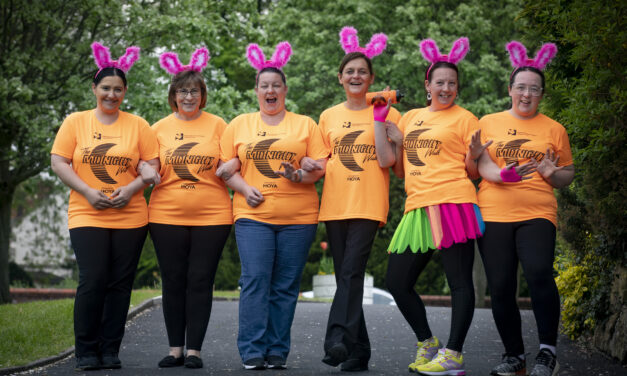 Big-hearted care home “super seven” step up in aid of hospice