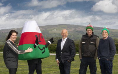 Find out why gigantic triangle has popped up on Denbigh hillside