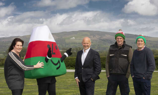 Find out why gigantic triangle has popped up on Denbigh hillside