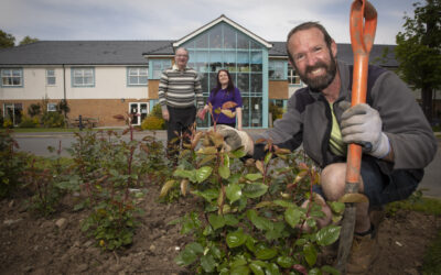 Care home celebrates Queen’s Platinum Jubilee with royal roses