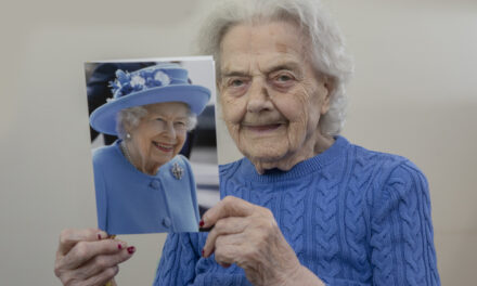 Centenarian Kathlyn makes history at Caernarfon care home