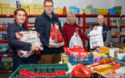 Kind Cartrefi Conwy staff take steps to help food bank meet soaring demand