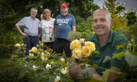 Stunning new rose garden honours black gardener