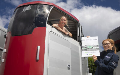 Fearless charity fundraiser Ali gets pulses racing in saucy calendar