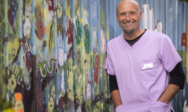 Ex-motivational coach who now inspires care home residents to keep active is in running for major award