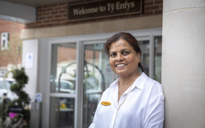 Morale-boosting care home manager who orders pizzas and buys treats for residents in line for top national award