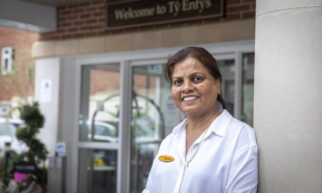 Morale-boosting care home manager who orders pizzas and buys treats for residents in line for top national award