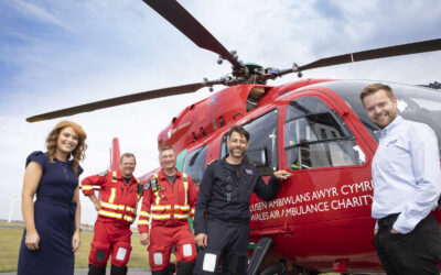 Wales Air Ambulance charity says kind £10,000 gift can help save five lives