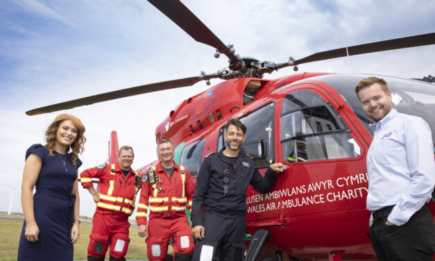 Wales Air Ambulance charity says kind £10,000 gift can help save five lives