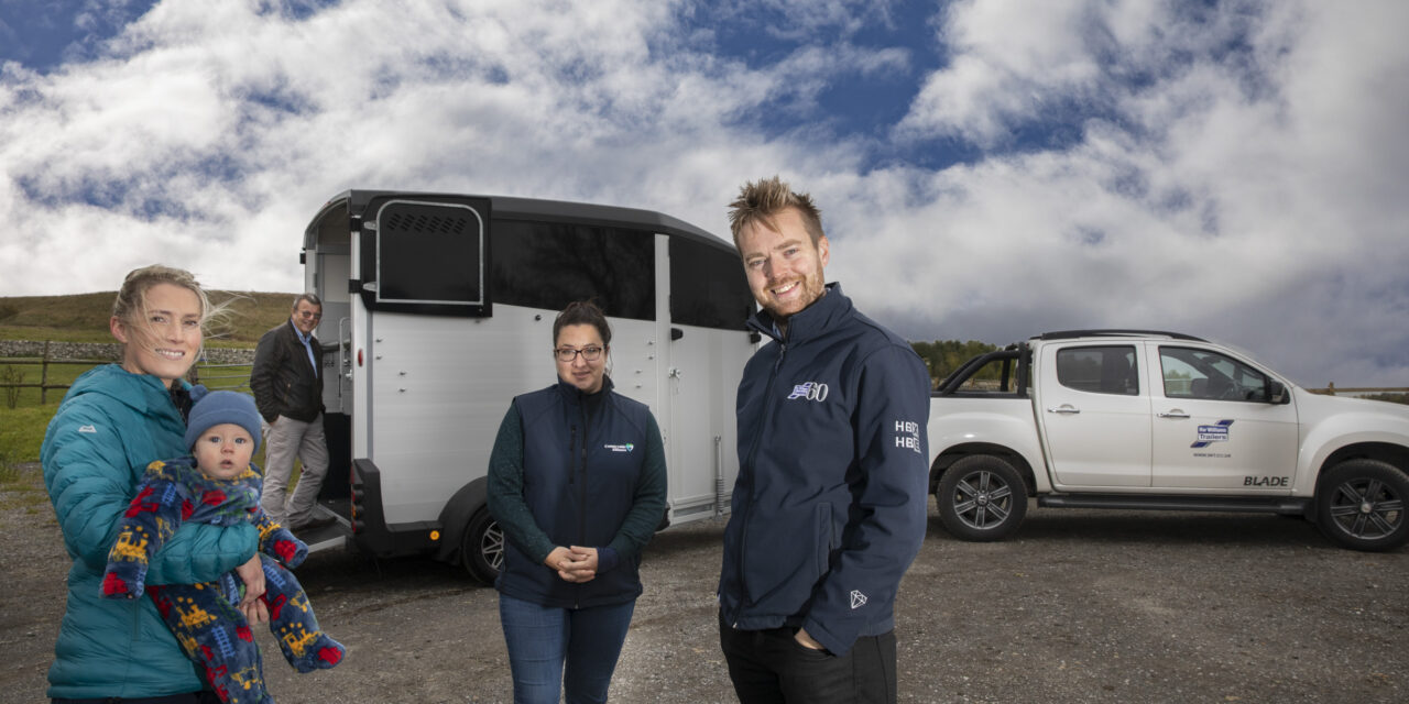 Gleaming new horsebox is just the ticket for Abigail