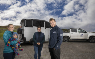 Gleaming new horsebox is just the ticket for Abigail