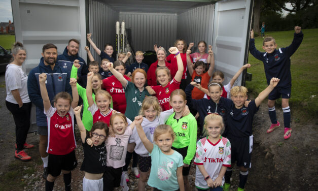Fast-growing village youth football club boxes clever with new storage option