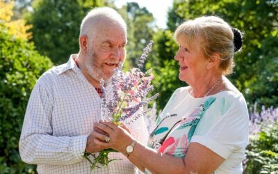 Green-fingered care home residents enjoy fruits of their labour