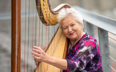 Renowned harpist Elinor signs off in style
