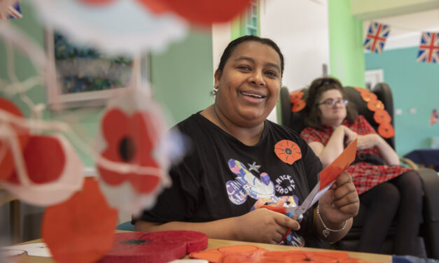 Care home residents put “heart and soul” into stunning Remembrance Sunday tribute