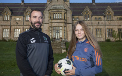 Poppy is living the dream after earning a place with Manchester United