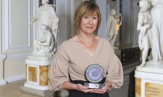 Spotlight shines on devoted care worker Louise who wins top award
