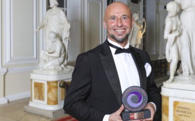 Ex-motivational coach who now inspires care home residents to keep active celebrates major award