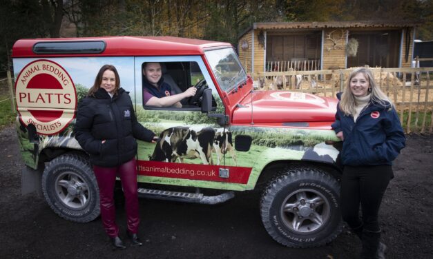 Platts Agriculture supply bedding for reindeer at Bolesworth Castle