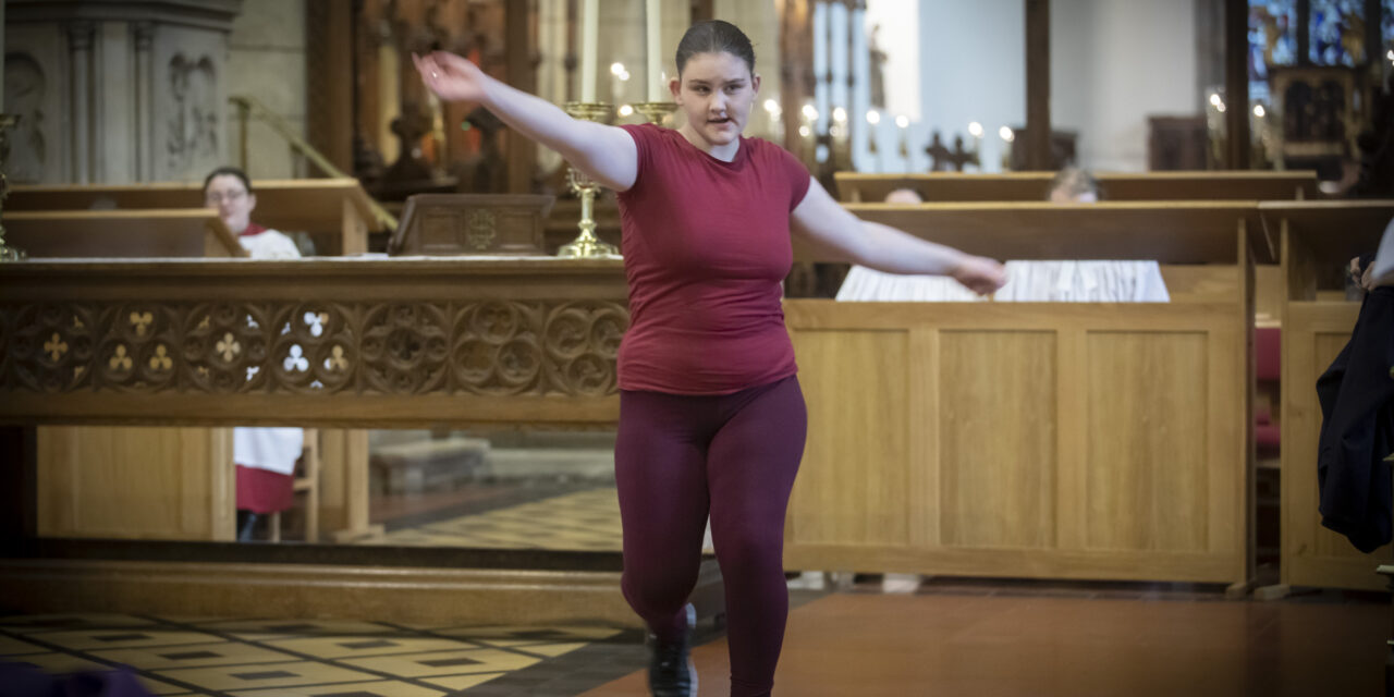 Strictly fan Efa melts hearts with her dancing at special Christmas service