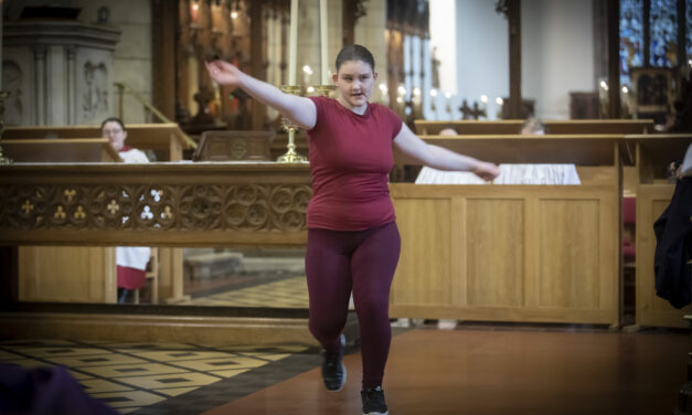 Strictly fan Efa melts hearts with her dancing at special Christmas service