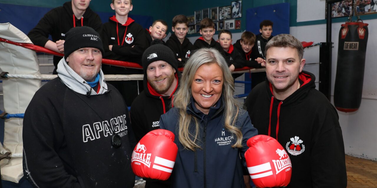 North Wales food company grant puts Caernarfon boxing club on a firm footing