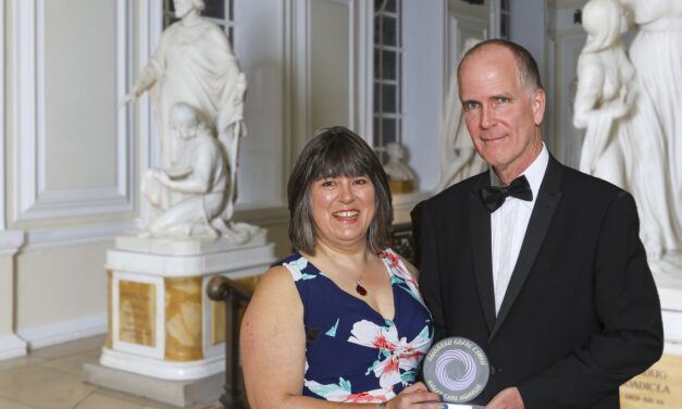 Kind-hearted couple Kate and Trevor strike gold at social care Oscars