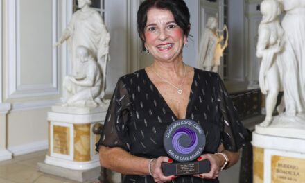 ‘Beating heart’ care home administrator who took over during Covid takes silver in top national award