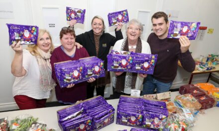 Community food group spread Christmas cheer with Lock Stock choc donation