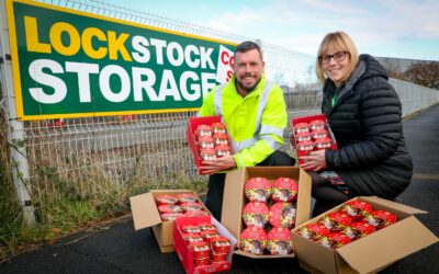 Christmas puds on the foodbank festive menu thanks to Lock Stock Self Storage