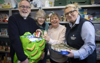 Food giant’s helping hand to fill Bags of Love for struggling families in Conwy